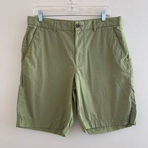 Men’s Green Cotton Shorts